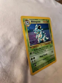 Pokemon TCG Nidoqueen Holo Unlimited Card 12/130 Base Set 2 LP - Image 2
