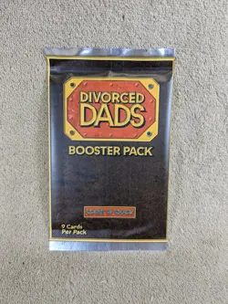 Divorced Dads Court of Chaos Booster Pack Sealed 9 Cards - Image 1