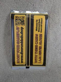 Divorced Dads Court of Chaos Booster Pack Sealed 9 Cards - Image 2