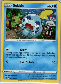 Sobble SWSH073 Holo SWSH: Sword & Shield Promo Cards - Pokemon Card - NM - Image 1