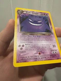 Pokemon Dark Gengar Neo Destiny Holo Rare TCG Card - Image 2
