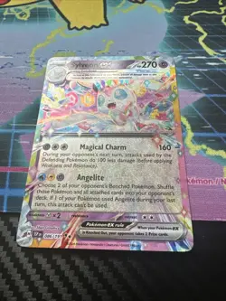 Pokemon Sylveon EX Holo Double Rare Card 086/191 Sv08: Surging Sparks - Image 2