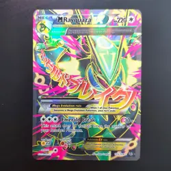 M Rayquaza EX 105/108 Full Art Ultra Rare Roaring Skies LP Pokemon Card - Image 1