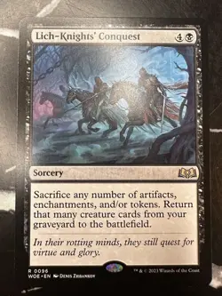 LICH-KNIGHTS' CONQUEST (96) - MTG WOE - M/NM Unplayed FAST2SHIP!! - Image 1
