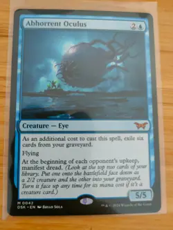 MTG Abhorrent Oculus 0042 Duskmourn M/NM Free UK P&P - Image 1