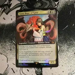 MTG Foil: Yuna, Hope of Spira Legendary Creature Mythic PFX English Foi - Image 1
