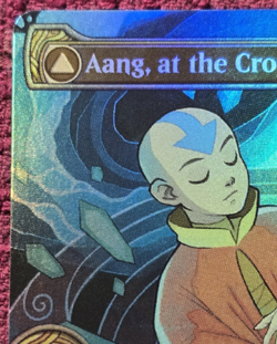 *foil showcase AANG AT THE CROSSROADS 0346 Avatar The Last Airbender MTG MINT - Image 2