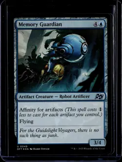Memory Guardian - 49 - Foil - DFT - NM - MTG Magic the Gathering - Image 1