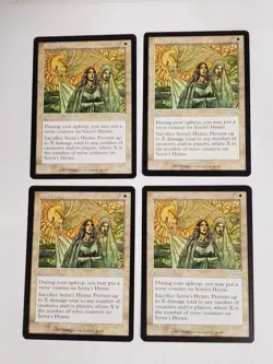 MTG Playset 4x Serra's Hymn (Urza's Saga/White/U) - BGM - Image 1