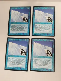 MTG Playset 4x Glacial Wall (Ice Age/Blue/U) - BGM - Image 1