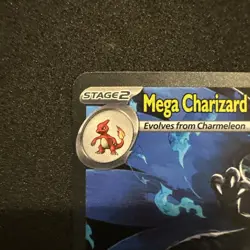 Mega Charizard X Ex 125/094 SIR Full Art Phantasmal Flames English Pokemon Card - Image 3