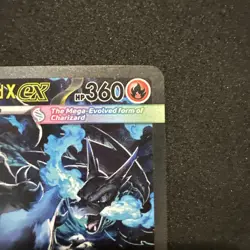 Mega Charizard X Ex 125/094 SIR Full Art Phantasmal Flames English Pokemon Card - Image 4