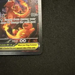 Mega Charizard X Ex 125/094 SIR Full Art Phantasmal Flames English Pokemon Card - Image 5