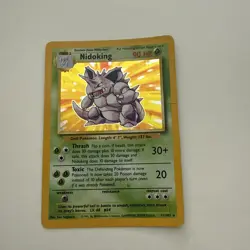 Pokemon TCG Base Set 1 Nidoking Holo Rare - Image 1