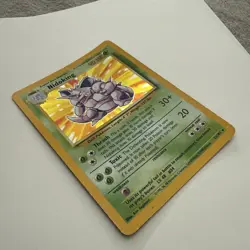 Pokemon TCG Base Set 1 Nidoking Holo Rare - Image 3