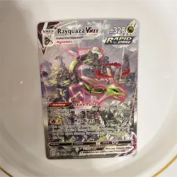 Pokemon Rayquaza VMAX Alternate Art Secret Rare 218/203 Evolving Skies Holo - Image 1