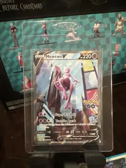 Mewtwo V (Alternate Full Art) 072/078 Pokemon GO Holo - Image 1