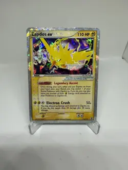 2004 Zapdos EX 116/112 - Fire Red & Leaf Green - Secret Rare Holo Pokemon TCG - Image 1