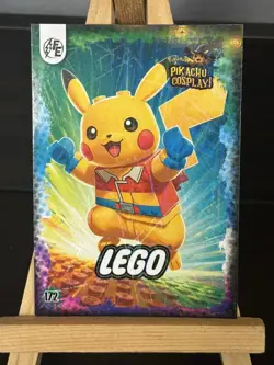 Lego Pikachu #172 Laser Holo - Electric Pikachu Cosplay - Pokemon SP ZL13 - Image 1