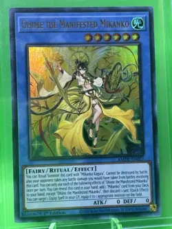 Yugioh Ohime The Manifested Mikanko Prismatic Secret Rare MP24 - Image 1