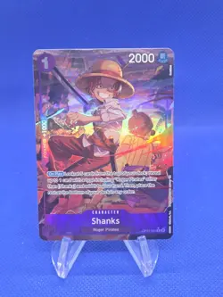 One Piece Carrying On His Will Shanks OP13-065 Alternate Art Rare NM - Image 1