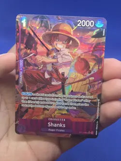 One Piece Carrying On His Will Shanks OP13-065 Alternate Art Rare NM - Image 2