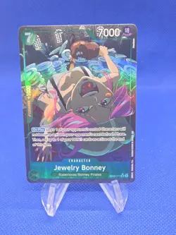 One Piece Extra Booster Anime 25th Collection Jewelry Bonney EB02-015 Alternate - Image 1