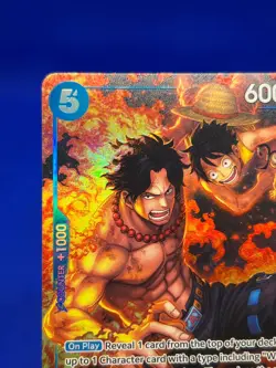 One Piece Royal Blood Portgas D Ace OP08-052 Alternate Art Treasure Rare NM - Image 3