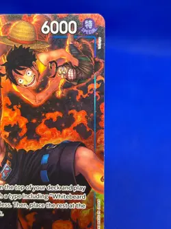 One Piece Royal Blood Portgas D Ace OP08-052 Alternate Art Treasure Rare NM - Image 4
