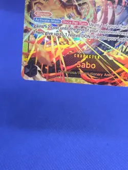 One Piece Carrying On His Will Sabo OP13-120 Secret Rare SEC SP NM - Image 5