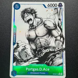 Portgas.D.Ace (Parallel) Alt Art ST22-010 - One Piece TCG Starter Deck 22 Foil - Image 1