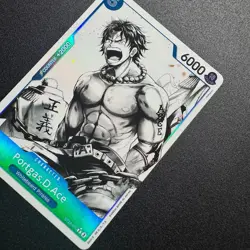 Portgas.D.Ace (Parallel) Alt Art ST22-010 - One Piece TCG Starter Deck 22 Foil - Image 2