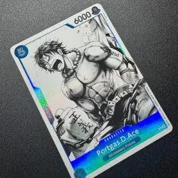 Portgas.D.Ace (Parallel) Alt Art ST22-010 - One Piece TCG Starter Deck 22 Foil - Image 4