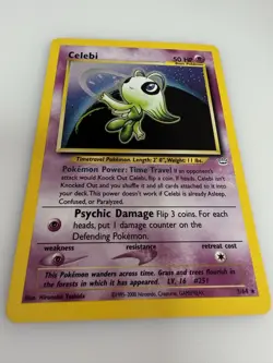 Pokemon TCG Celebi Neo Revelation Holo Rare Card 3/64 - Image 4
