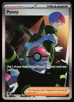 Penny 239/091 Holo Special Illustration Rare Paldean Fates Pokemon Card - Image 1