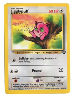 Jigglypuff 54/64 Jungle Pokemon Card - Image 1