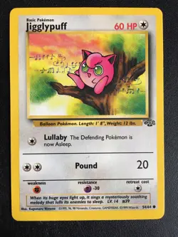 Jigglypuff 54/64 Jungle Pokemon Card - Image 2