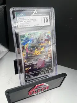 🔥🔥CGC 10 Pikachu Holo 173/165 AR Art Rare Pokemon 151 Pokemon Card🔥🔥 - Image 3