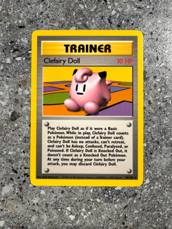 Pokemon TCG Cards Clefairy Doll 70/102 Base Set Rare EXC-NM - Image 1