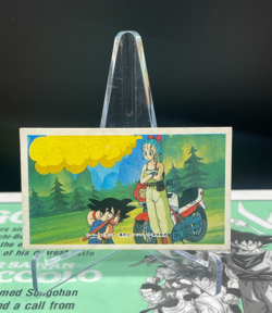 Son Goku Bulma 04 – Dragon Ball Vintage Baseball Game Menko Card - Image 1