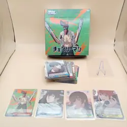 Chainsaw Man Weiss Schwarz card bundle of 50 Inc 4 holos lot 1 FREE POSTAGE - Image 1