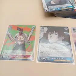 Chainsaw Man Weiss Schwarz card bundle of 50 Inc 4 holos lot 1 FREE POSTAGE - Image 2