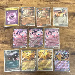 Pokemon 151 EX Holo Lot 11 Cards Mew Ninetales Kangaskhan Zapdos Arbok ALL NM - Image 1