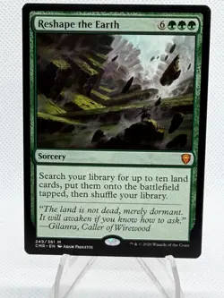 Reshape the Earth Commander Legends Regular MTG 249 - Image 1