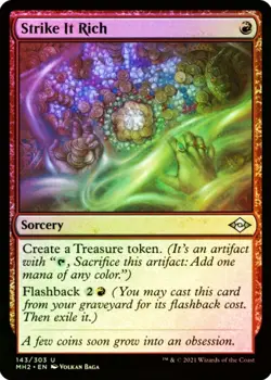 X 1 Strike It Rich FOIL NM-M MH2 143 MTG Magic The Gathering - Image 1
