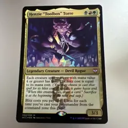 MTG - Henzie "Toolbox" - Commander: Streets of New Capenna - Mythic 002 NCC Foil - Image 1