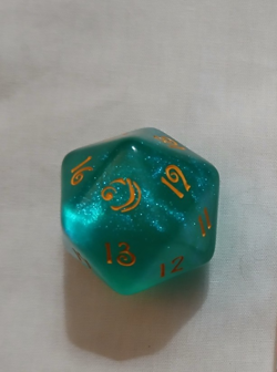 MTG Lorwyn Eclipsed Oversized D20 Spindown Life Counter Dice - Image 1
