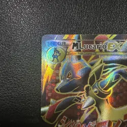 Pokemon M Lucario EX 55a/111 Alternate Art Promo Holo Card - Image 2