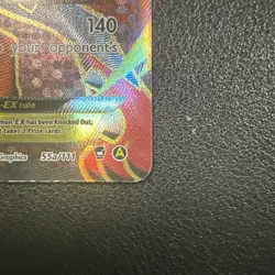 Pokemon M Lucario EX 55a/111 Alternate Art Promo Holo Card - Image 4