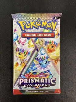 Pokemon Scarlet & Violet Prismatic Evolutions Booster Pack Factory Sealed 2025 - Image 1